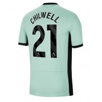 Chelsea Ben Chilwell #21 Tretí futbalový dres 2023-24 Krátky Rukáv